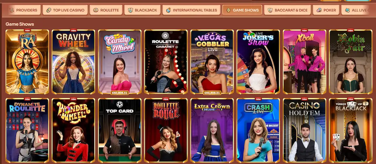 Cleobetra crash and live game shows lobby with Aviator and Space XY