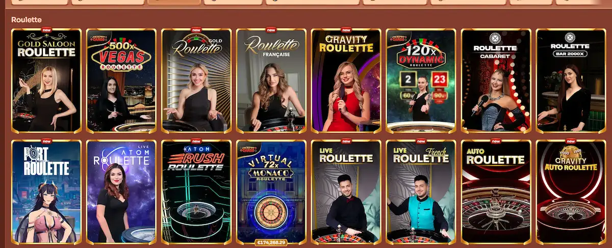 Cleobetra live roulette table with Lightning Roulette multipliers